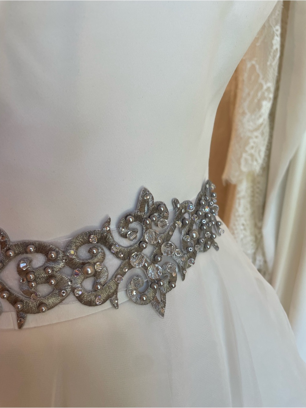 Leah Silver Sash